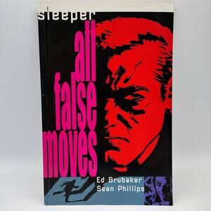 SLEEPER : ALL FALSE MOVES ~ WILDSTORM DC TPB BRUBAKER PHILLIPS Graphic Novel